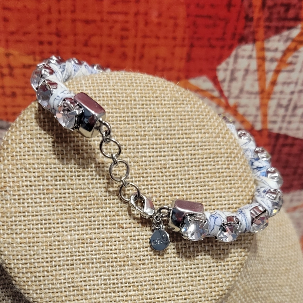 Chloe + Isabel "Rare" Limited Edition Cloth & Crystal Bracelet